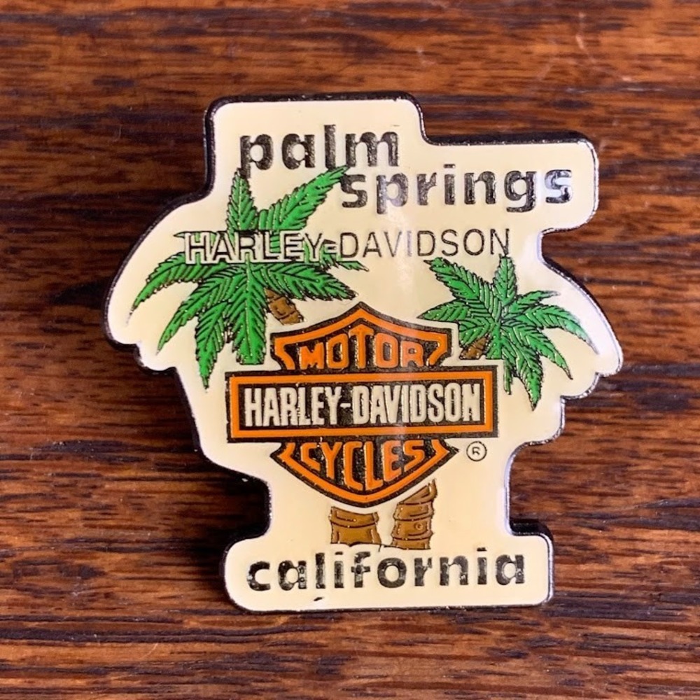 2003 Palm Springs California Harley Davidson Motorcycle Jacket Vest Pin